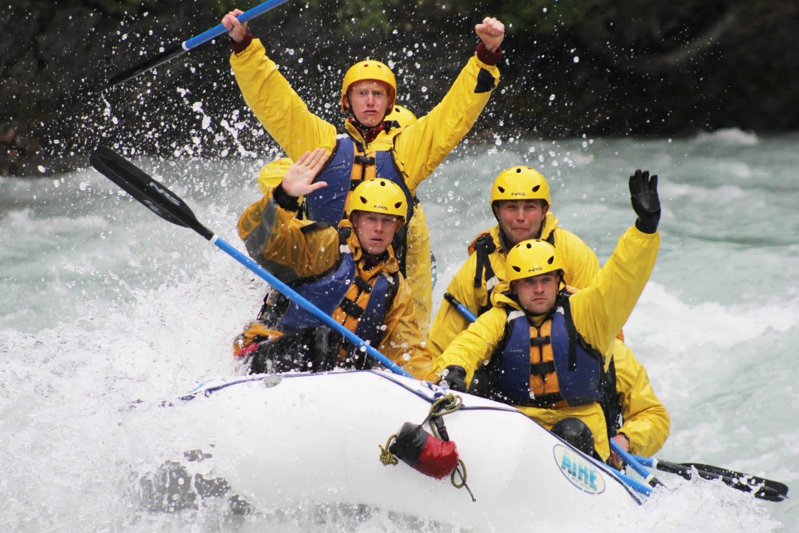 Rafters on the Kicking Horse River